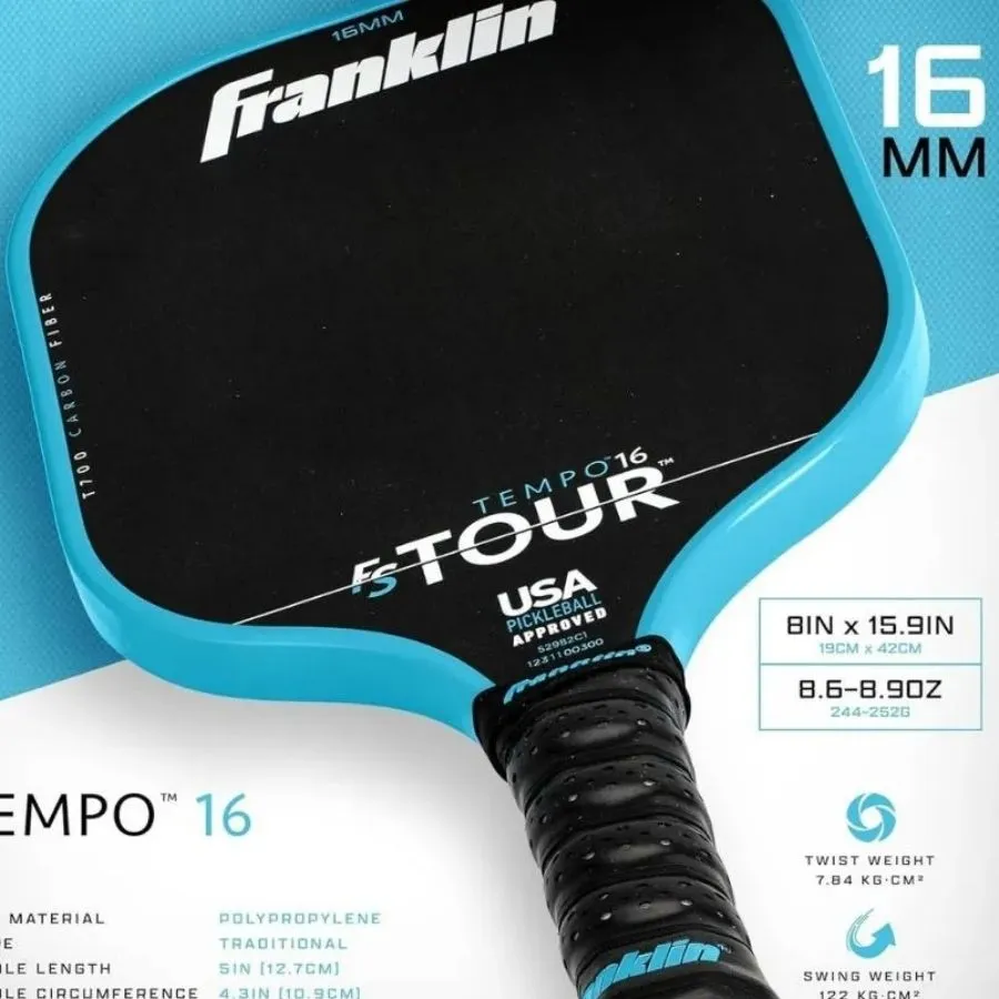vot pickleball franklin fs tour dynasty mau xanh den 1