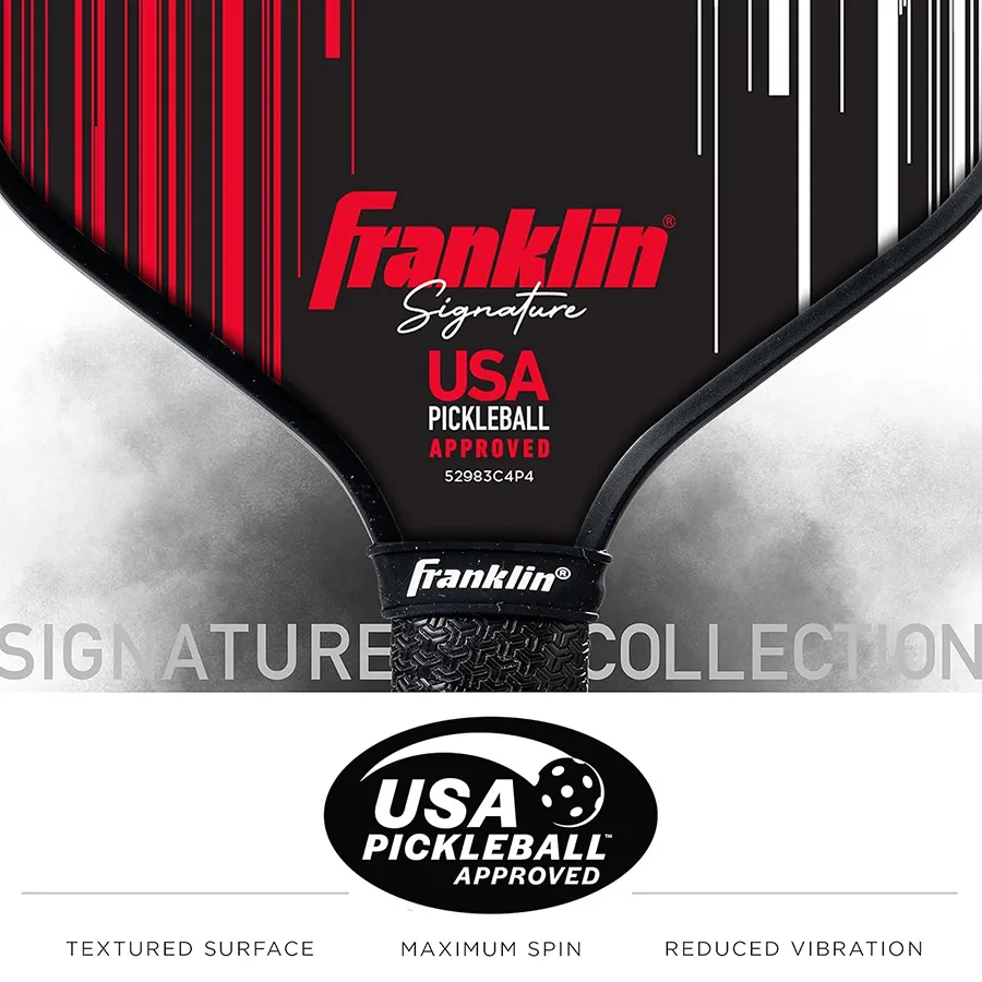 vot pickleball franklin pro player series signature paddle mau den 5