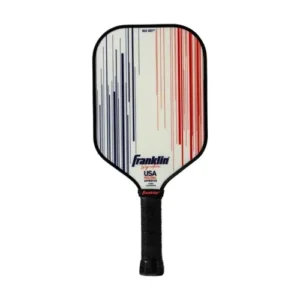 Vợt Pickleball Franklin Signature 16mm Đen Trắng – Raw Carbon Control Chuẩn USAPA