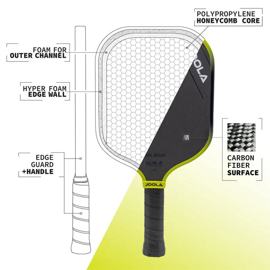 vot pickleball joola anna bright scorpeus 3s 14mm paddle 1