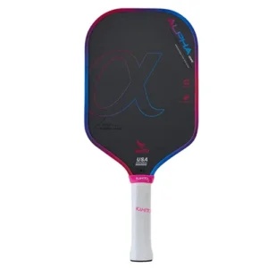 Vợt Pickleball Kamito Alpha Hồng Xanh – Carbon Control & Power Cân Bằng
