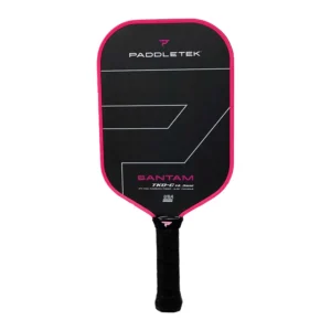 Vợt Pickleball Paddletek Bantam TKO-C 14.3mm Pink Limited Đen Hồng – Carbon Control & Spin Pro