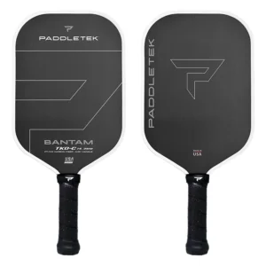 Vợt Pickleball Paddletek Bantam TKO-C 14.3mm Trắng – Carbon Control & Spin Ổn Định