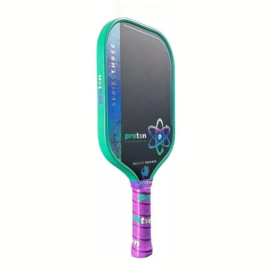 vot pickleball proton series 3 project peacock aurora version 13mm mau xanh den 3