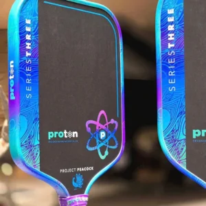vot pickleball proton series 3 project peacock aurora version mau xanh den size 15mm 3