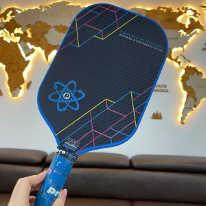 vot pickleball proton series four project roadrunner paddle 15mm mau den xanh duong 1
