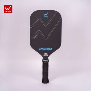 Vợt Pickleball Wika Dream Đen Xám – Nhẹ, Dễ Kiểm Soát & Trợ Lực Tốt