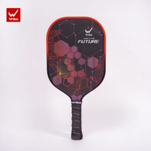 Vợt Pickleball Wika Future Đỏ Carbon T300 – Kiểm Soát Tốt & Bền Bỉ