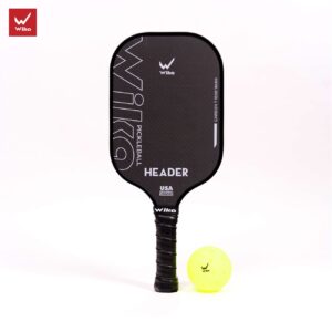 Vợt Pickleball Wika Header Đen Carbon T1000 – Vợt Tấn Công Hiệu Suất Cao